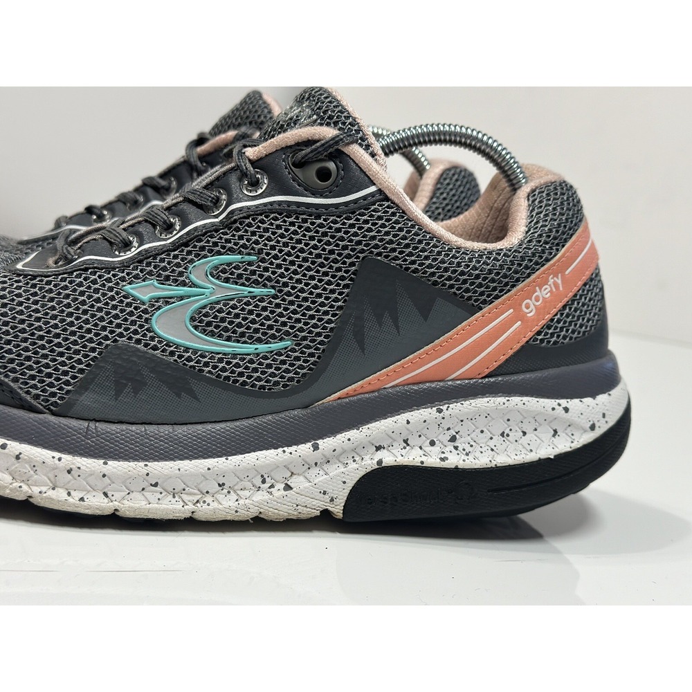 Gdefy Gravity Defyer Mighty Walk Pain Relief Shoes TB9024FGP-W Women Sz 9.5 Gray - Picture 4 of 14